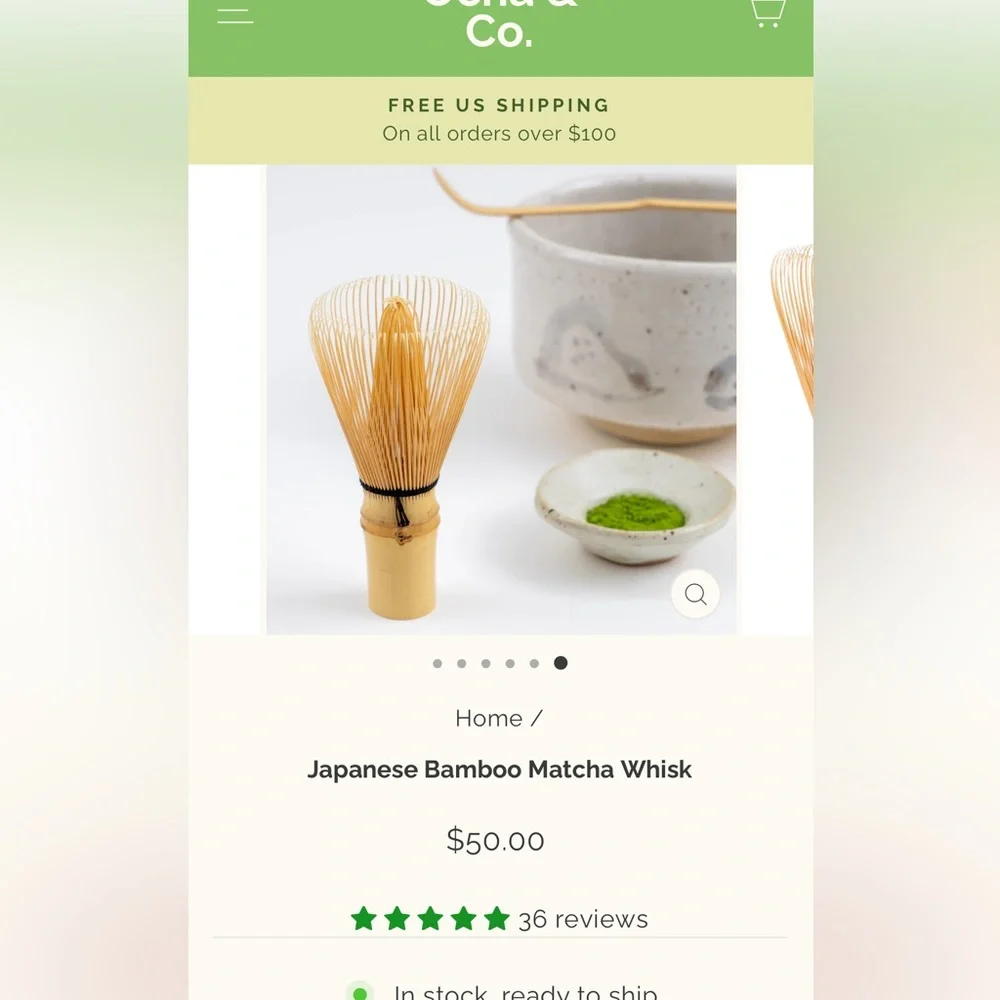 N/A matcha bamboo